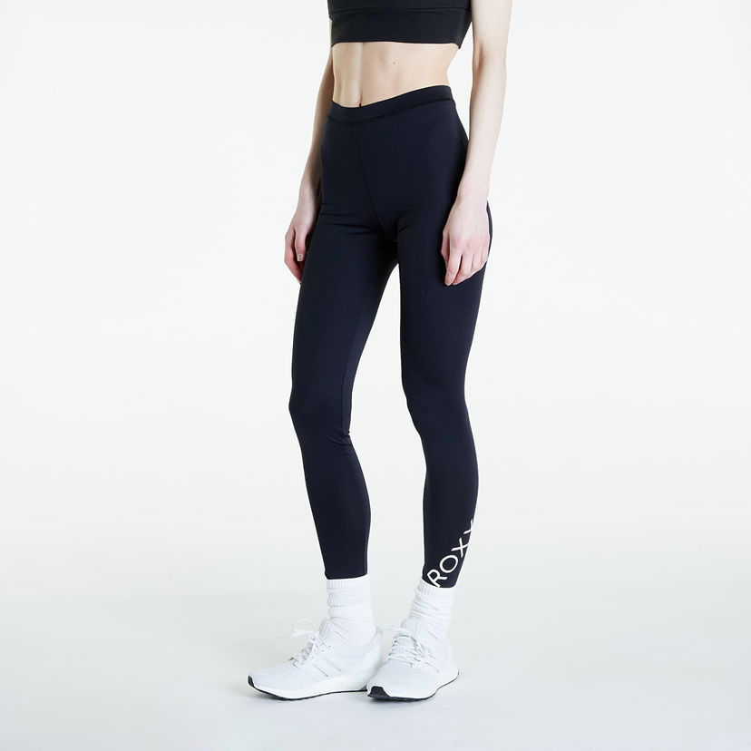 Damasker Roxy Essentials Leggings Black Svart | ERJWR03436-KVJ0
