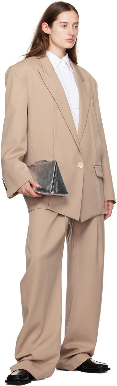 Rockar The Attico Attico Glen Blazer Beige | 241WCG46 W046, 3