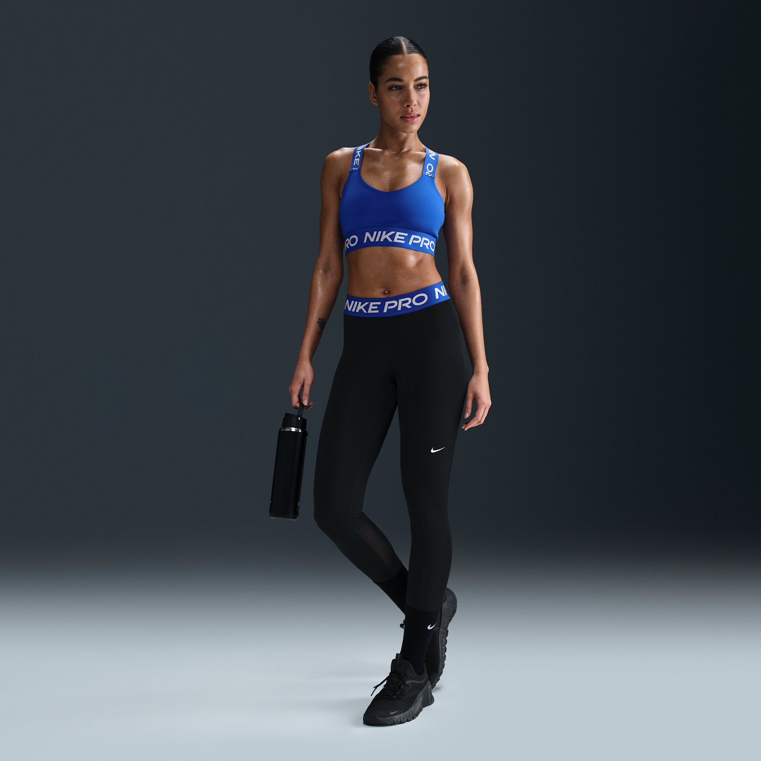 Behå Nike Pro Mid-Rise Mesh Panel Leggings Blå | CZ9779-022, 0