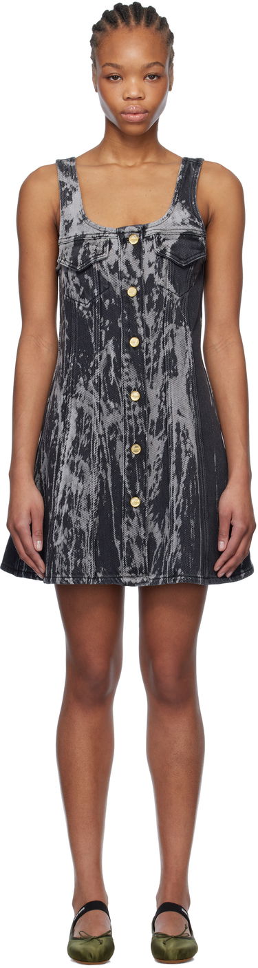 Klä GANNI GANNI Denim Minidress Svart | J1597, 0