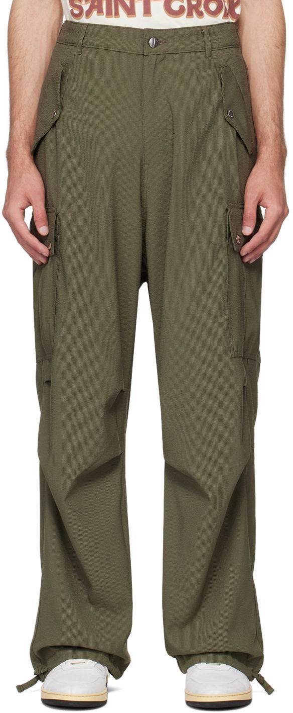 Cargo byxor Rhude Four-Pocket Cargo Pants Grön | RHPS24PA12320372, 0