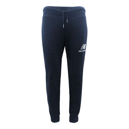 Träningsbyxor New Balance Essential Stacked Logo Sweatpants Blå | AMP91550-PGM