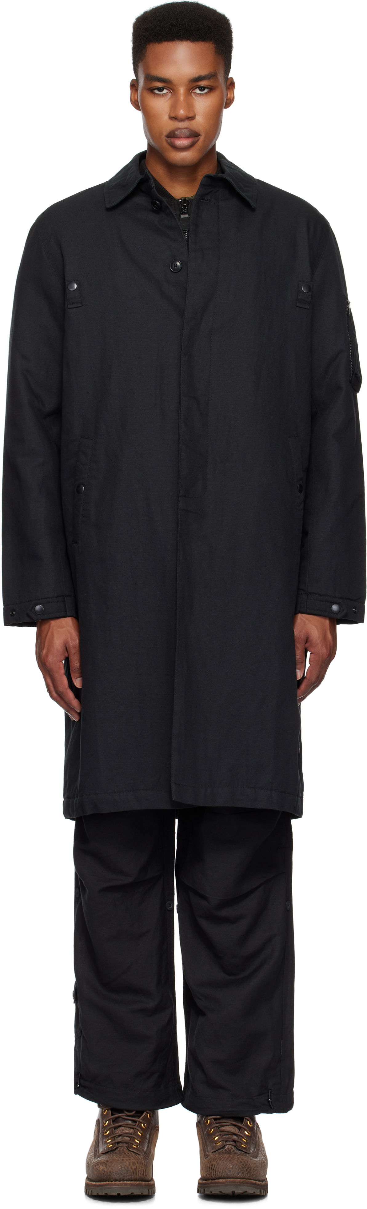 Rockar Maharishi Mac Coat Svart | 5337, 0