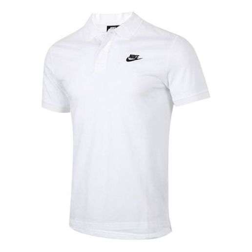 Polotröja Nike Sportswear Short Sleeve Polo Vit | CJ4457-100