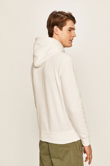 Sweatshirt Polo by Ralph Lauren Classic Popover Hoody Vit | 710766778009, 2