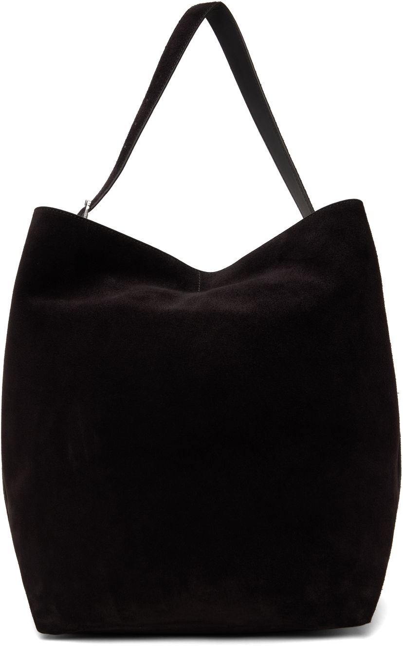 Tygpåse TOTEME TOTEME Suede Tote Bag Svart | 234-WLGBG038-LE0004