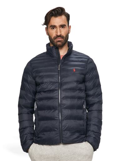 Jacka Polo by Ralph Lauren Recycled Lightweight Down Jacket Mörkblå | 710810897007