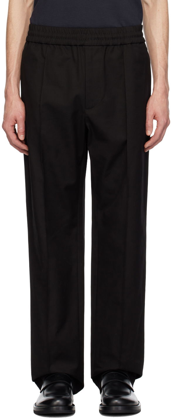 Byxor Valentino Pinched Seam Trousers Svart | 4V3RB0Q89UA
