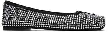 Klä Alexander Wang Alexander Wang Billie Crystal Ballerina Flats Svart | 30324F065, 0