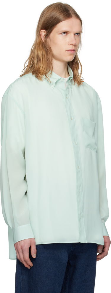 Skjorta The Row The Row Bresson Button-Down Shirt Grön | 916-W3678, 1