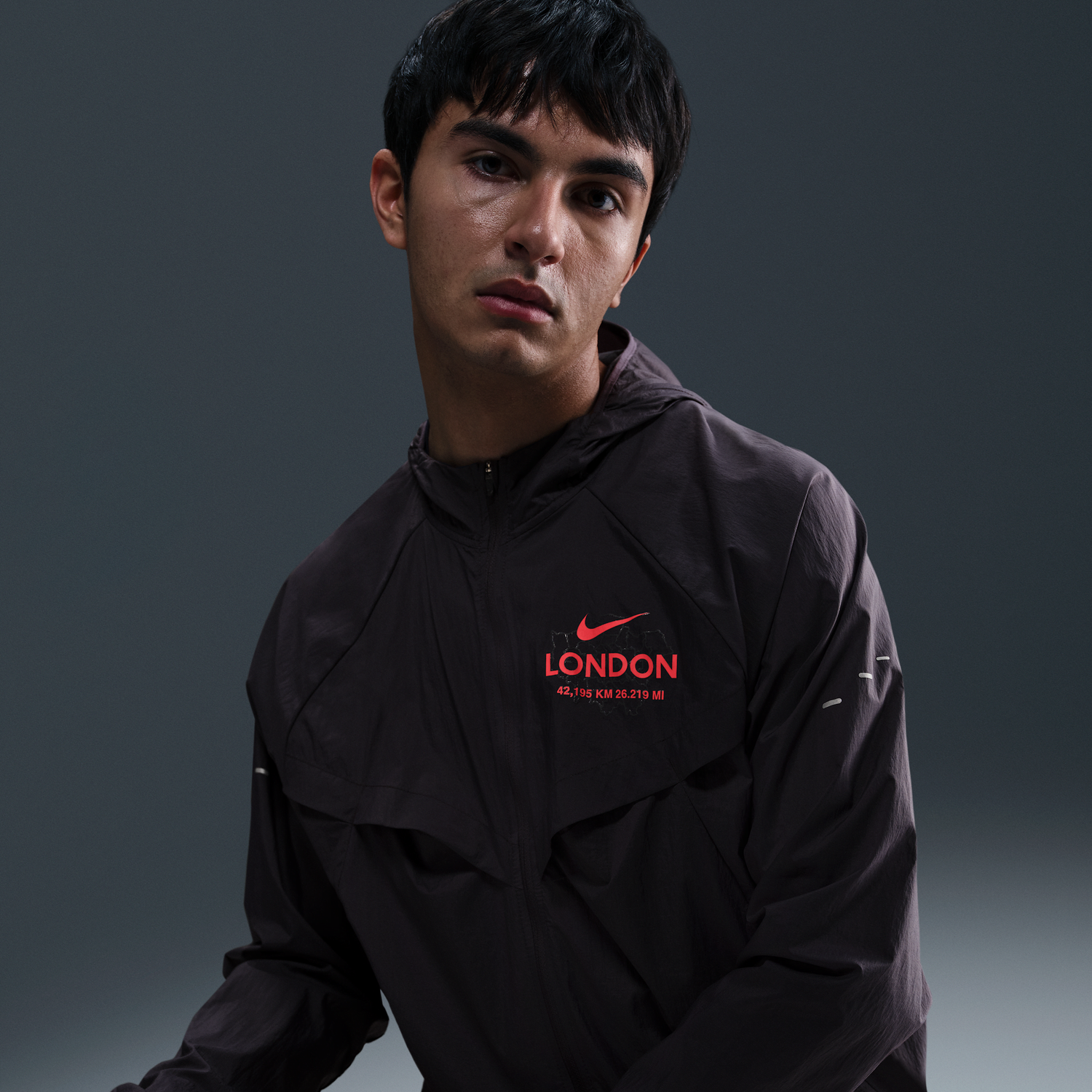 Vindjacka Nike Stride Repel Running Jacket Brun | IF0428-540, 0