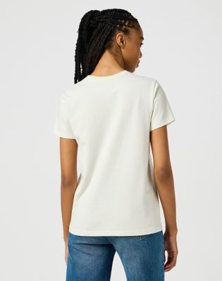 T-shirt Wrangler Wrangler Round Tee Vit | 112350191:XXL, 0