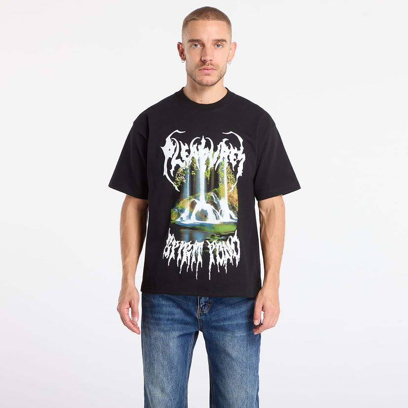 T-shirt Pleasures Pond Graphic T-Shirt Svart | P25F071-BLACK