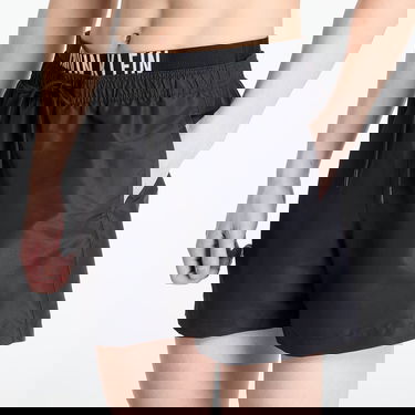 Badkläder CALVIN KLEIN Calvin Klein Jeans Medium Double Wb Boardshorts Svart | KM0KM01093 BEH, 3