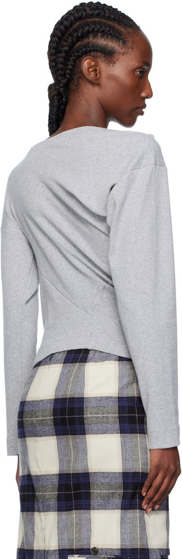 T-shirt Vivienne Westwood Vivienne Westwood Hebo Long Sleeve T-Shirt Grå | 3G01003Y-J009C-, 2