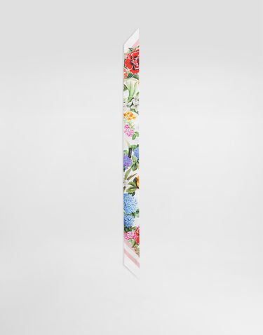 Halsduk Dolce & Gabbana Dolce & Gabbana Floral-Print Twill Headscarf Flerfärgad | FS215AGDCV8HD5KU, 1