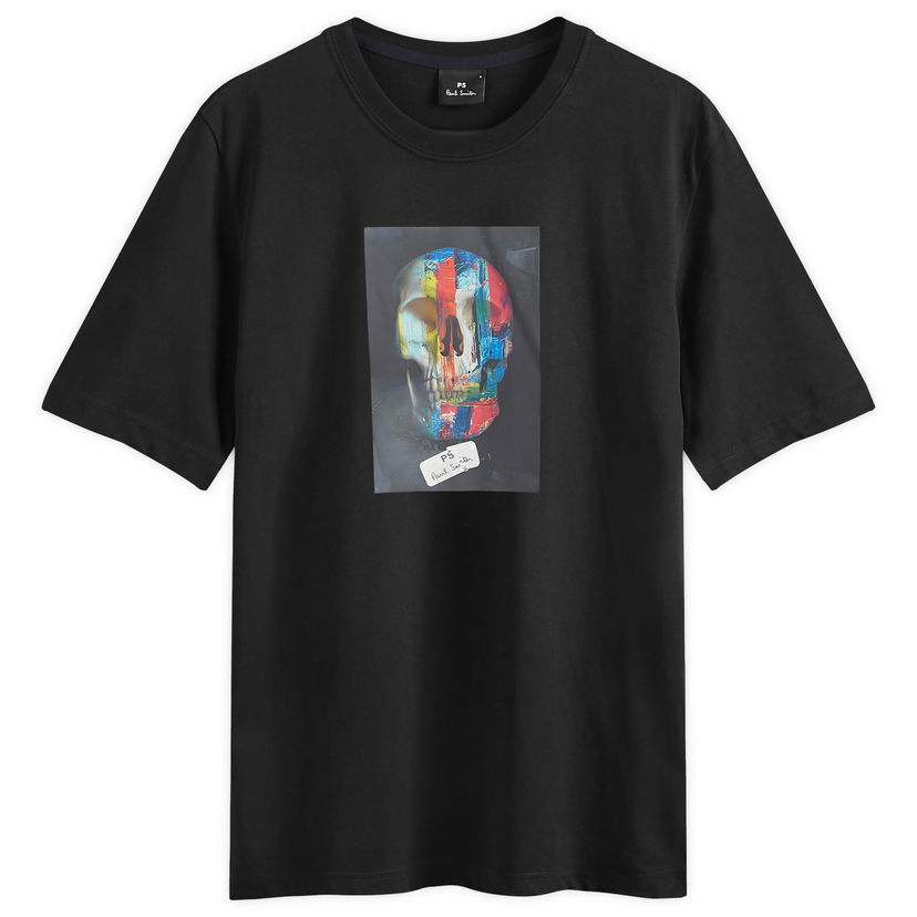 T-shirt Paul Smith Paul Smith Skull Print T-Shirt Svart | M2R-011R-NP4803-79
