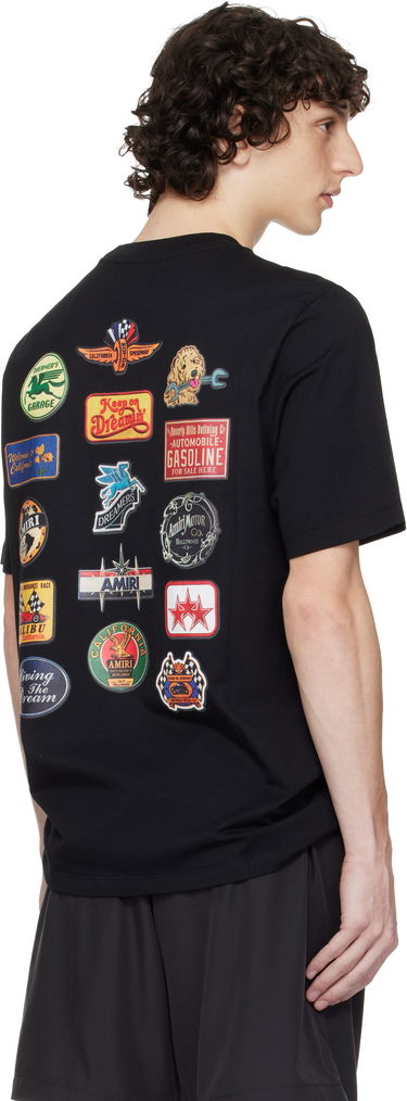 T-shirt AMIRI AMIRI Station Patch T-Shirt Svart | AMJYTE1201, 2
