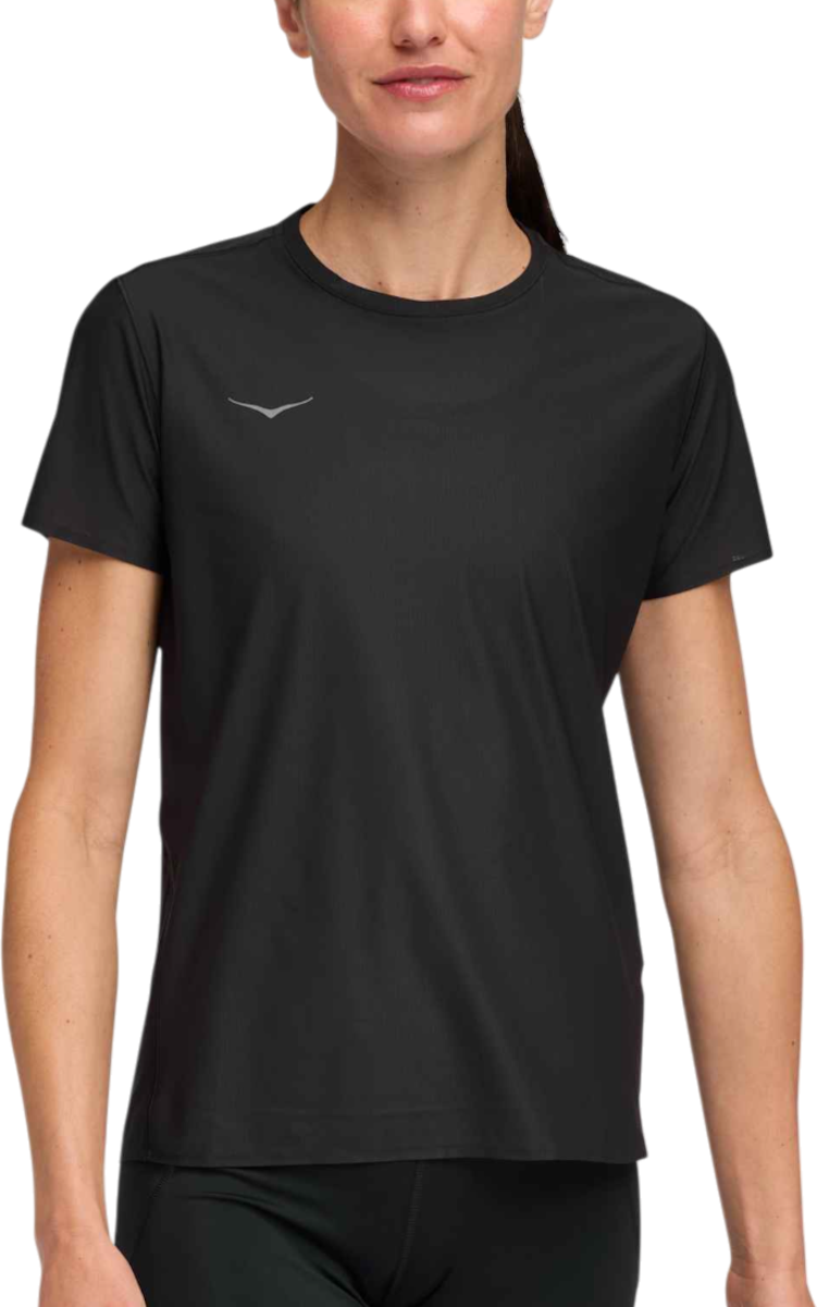 T-shirt Hoka One One Airolite 2.0 Short Sleeve T-Shirt Svart | 1175774-blk