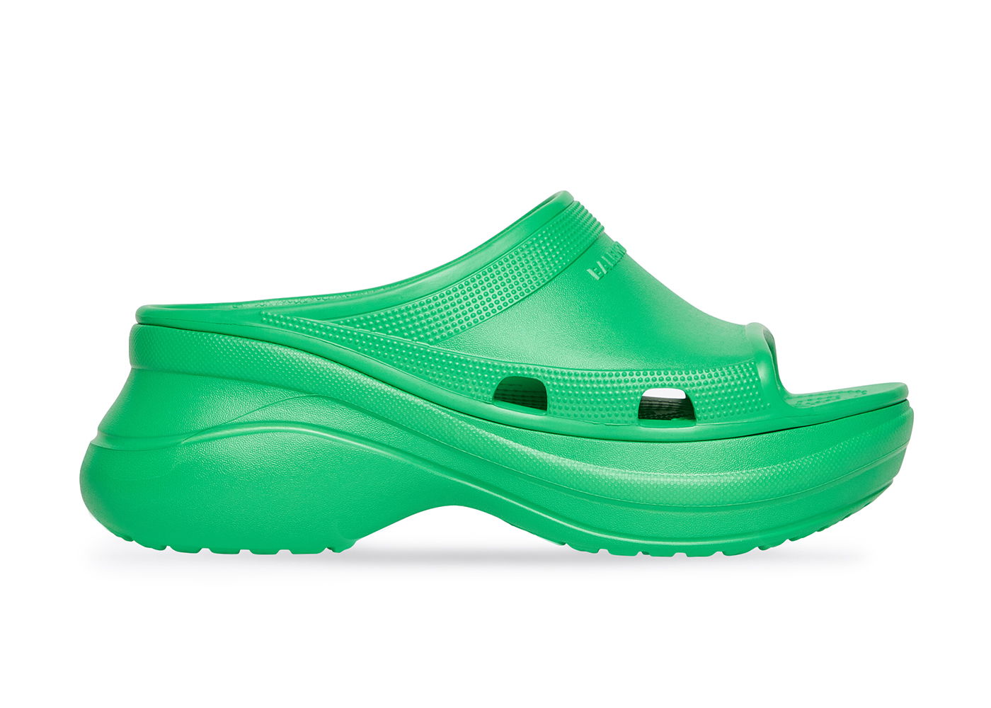 Sneakers och skor Balenciaga Crocs x Pool Slide Sandals Green Grön | 677386W1S8E3033, 0