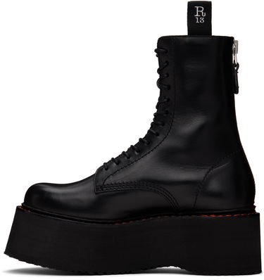 Kläder R13 R13 Double Stack Platform Boots Svart | R13WS026-S001A, 2