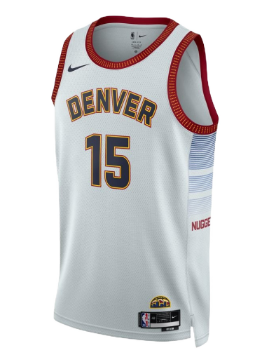 Jersey Nike Dri-FIT NBA Nikola Jokic Denver Nuggets City Edition 2022 Swingman Jersey Vit | DO9591-044