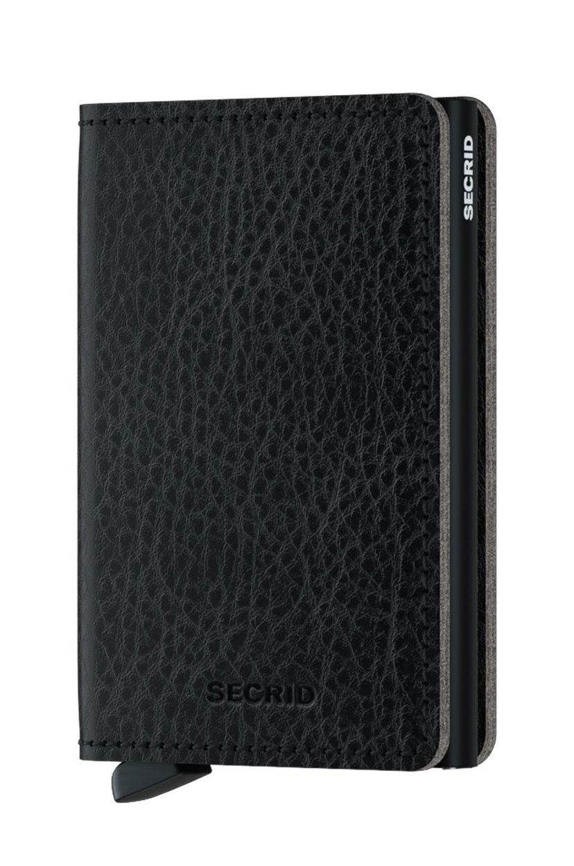 Plånbok Secrid Leather Wallet Svart | SVg.Black.Black