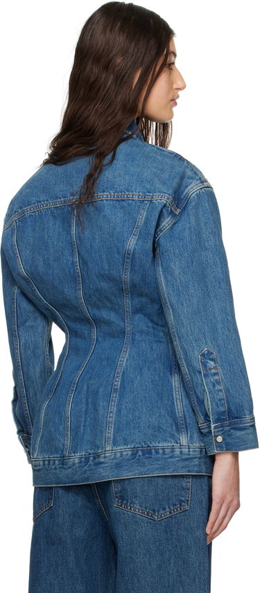 Jacka WARDROBE.NYC WARDROBE.NYC Contour Denim Jacket Blå | W6001F24DE, 2