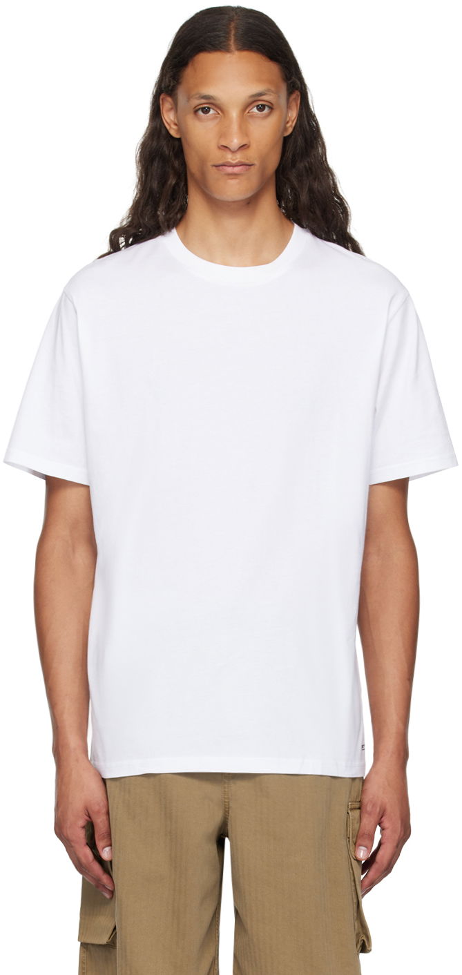 T-shirt Carhartt WIP Crew Neck Standard Fit T-Shirt Vit | I029370