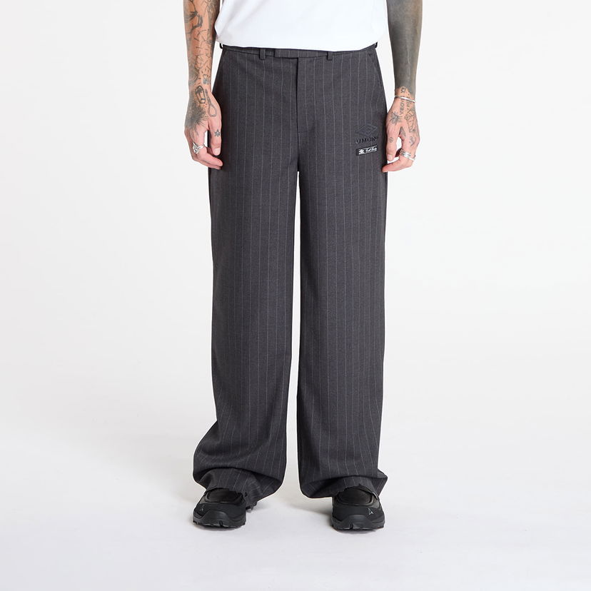 Byxor Umbro Formal Pinstriped Wide-Leg Pants Grå | UBMW0337FA212 GRY0003