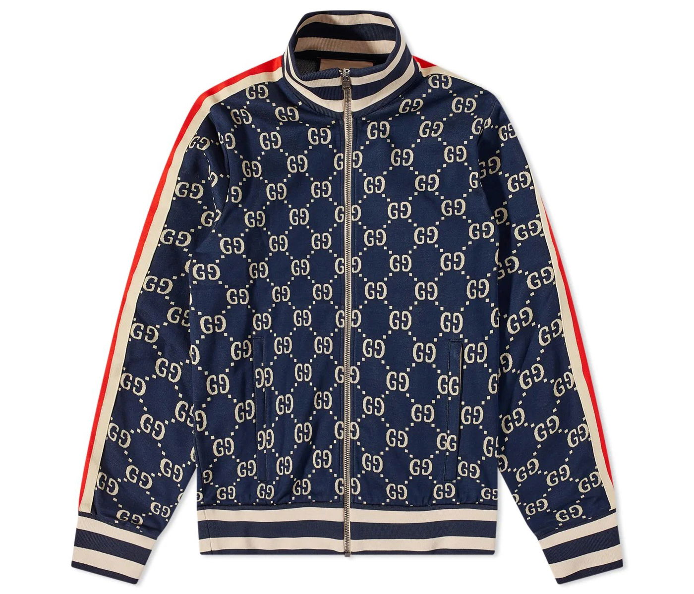 Jacka Gucci All Over GG Track Jacket Mörkblå | 496919 X9V05 424, 0