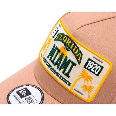 Keps New Era New Era 9FORTY A-Frame License Plate Adjustable Cap Rosa | 60595462, 4