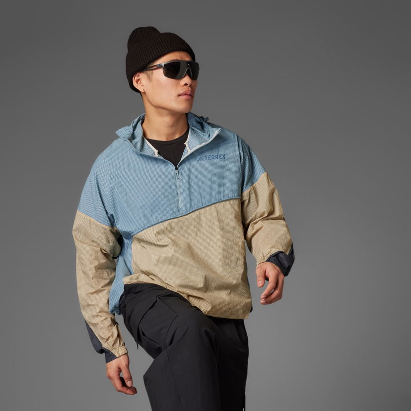 Vindjacka adidas Performance Terrex Xploric Wind Jacket Blå | JD8426