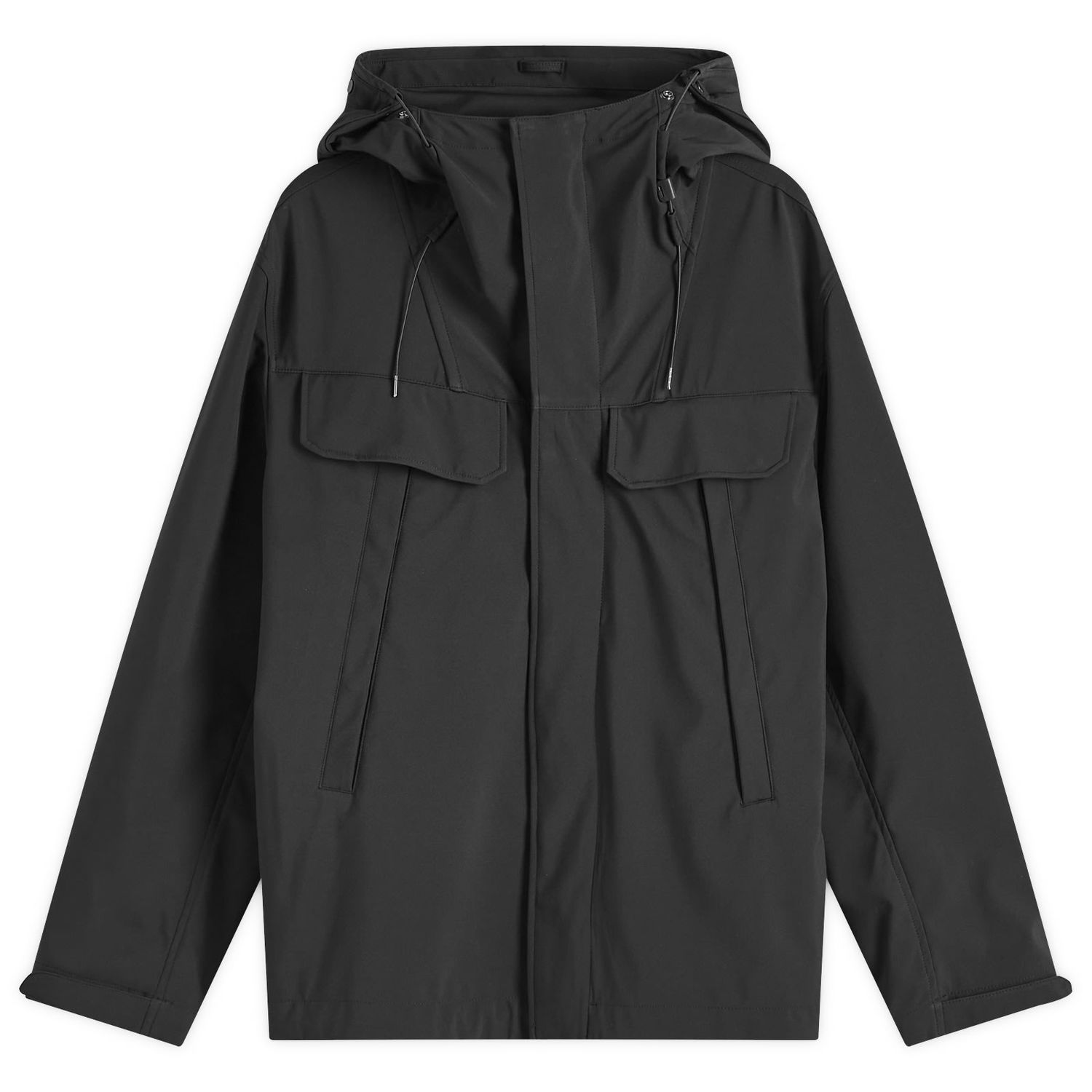 Vindjacka C.P. Company Shell-R Goggle Double Pocket Jacket, Size Large Svart | 18CMOW003A-005968A-999, 1