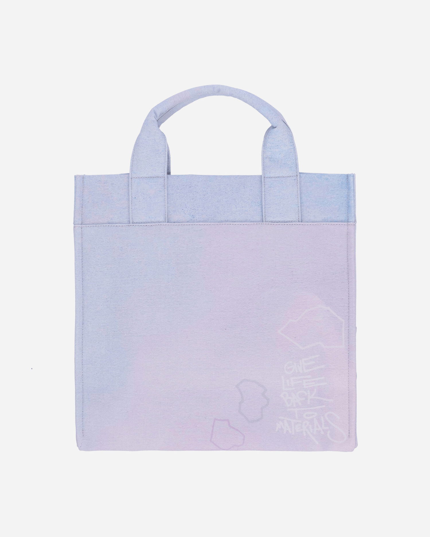Tygpåse Objects IV Life Logo Tote Bag Purpur | 002-703-23  LILFAD, 1