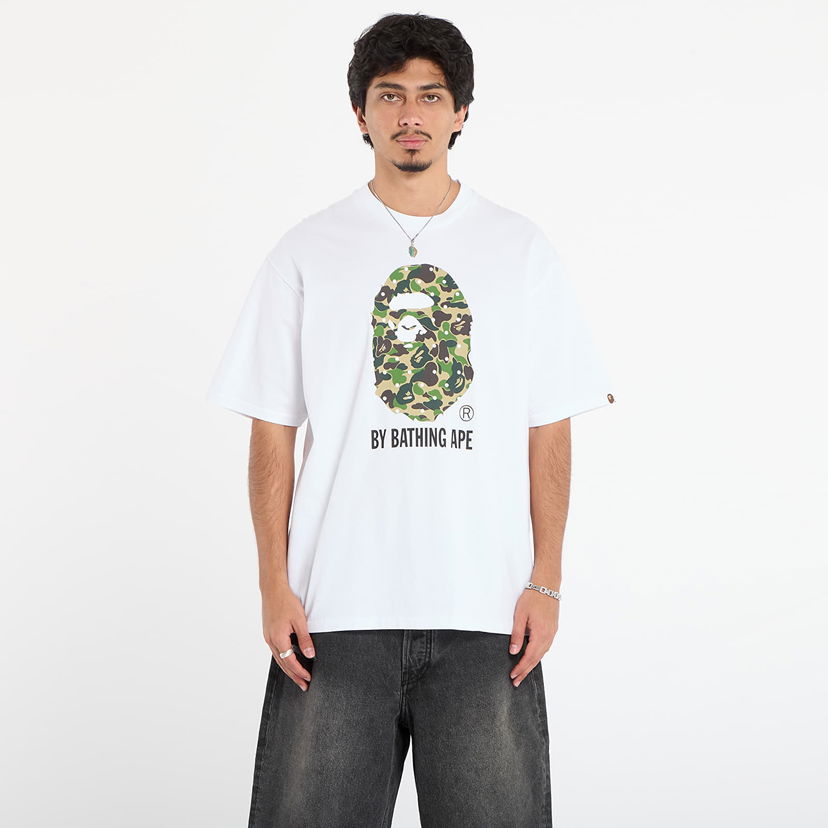 T-shirt BAPE ABC Dot Camo Relaxed Fit T-Shirt Vit | 001TEL801313MWHT