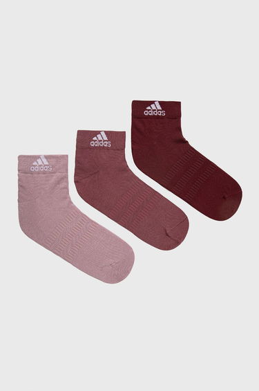 Strumpor adidas Performance Performance Ankle Socks 3-Pack Röd | HE4997, 0