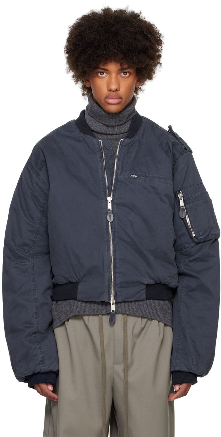 Bomberjacka Entire Studios Bomber Jacket Mörkblå | ES2452IN