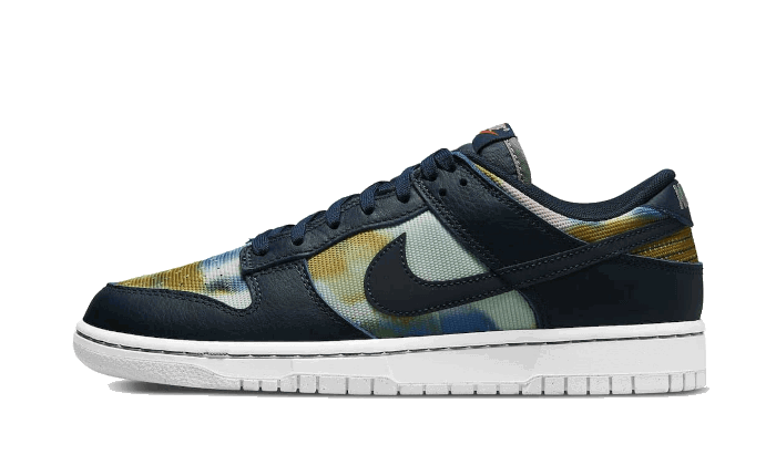 Sneakers och skor Nike Dunk Low Retro Premium "Graffiti Pack - Obsidian" Mörkblå | DM0108-400, 0