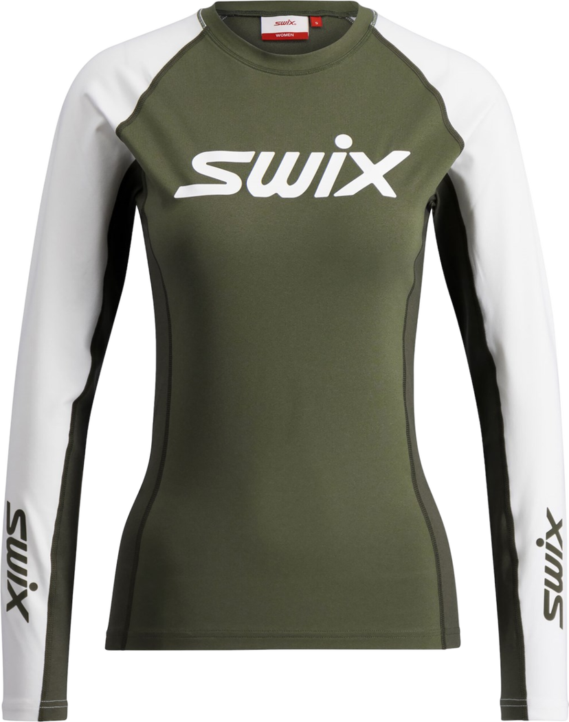 T-shirt SWIX Swix RaceX Dry Long Sleeve Shirt Grön | 10098-23-48105