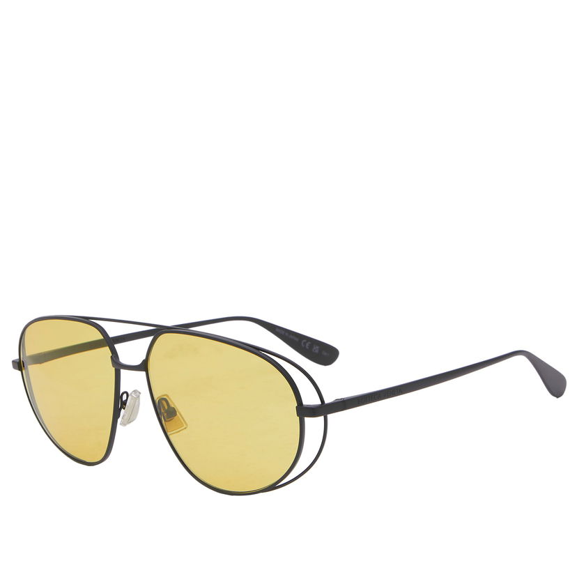 Solglasögon Bottega Veneta Eyewear Black/Yellow Gul | BV1344S-002