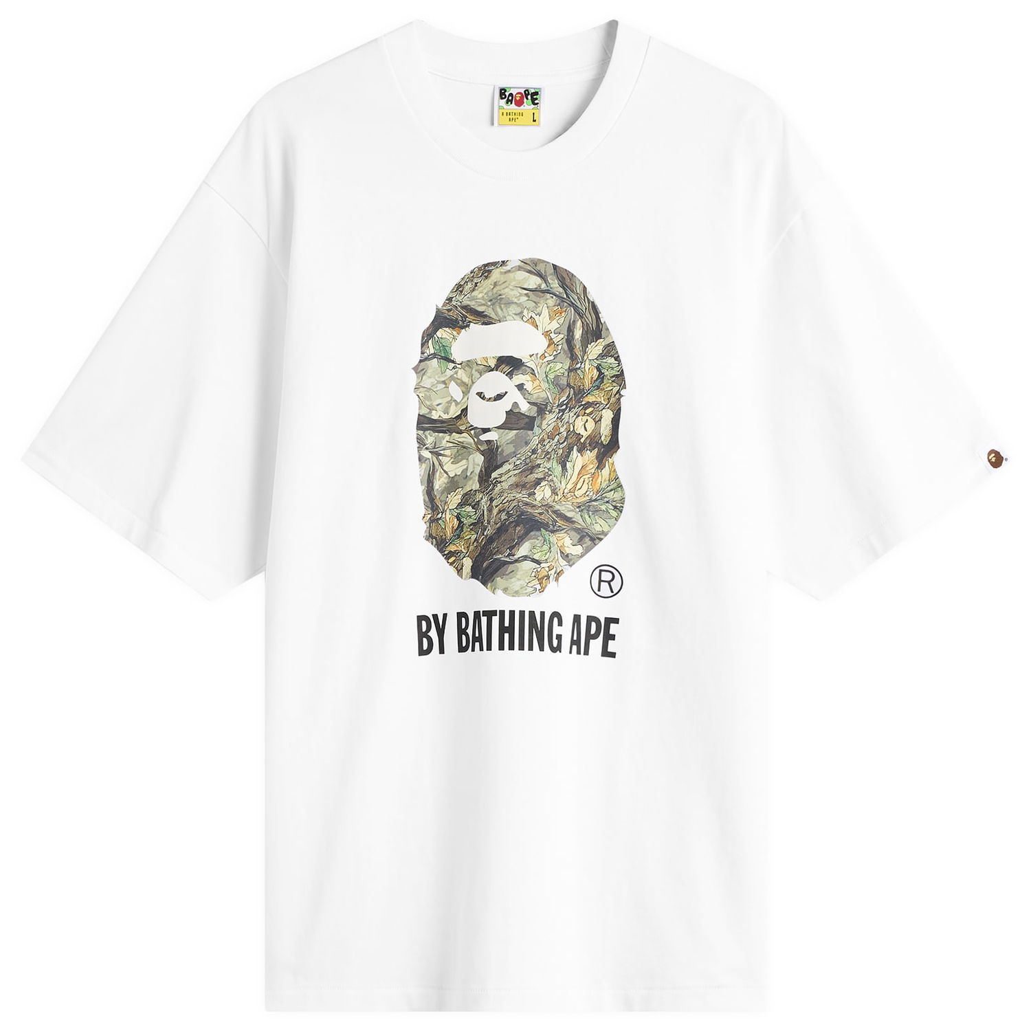 T-shirt BAPE Tree Edge Camo Graphic T-Shirt By Bathing Ape Vit | 001TEL801304M-WHT, 1