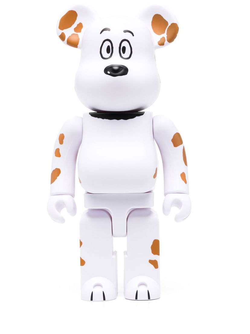 Samlarobjekt Medicom Toy Bearbrick peanut-print toy - White Vit | MDCBBMP17385793