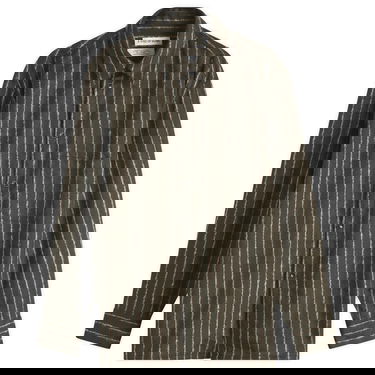 Skjorta A Kind of Guise A Kind of Guise Gusto Striped Shirt, Size Small Grön | 107-14626-641, 1