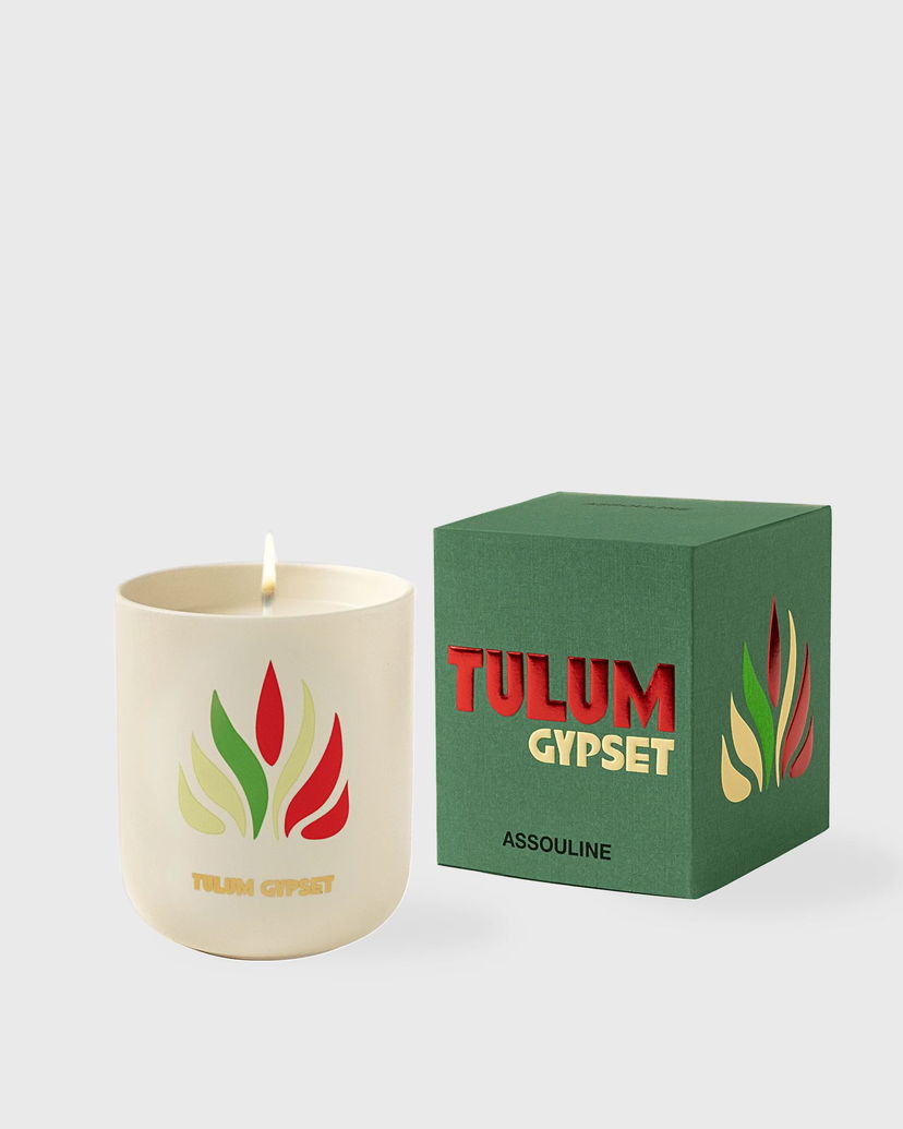 Heminredning ASSOULINE Tulum Gypset Travel Candle Flerfärgad | 882664004590