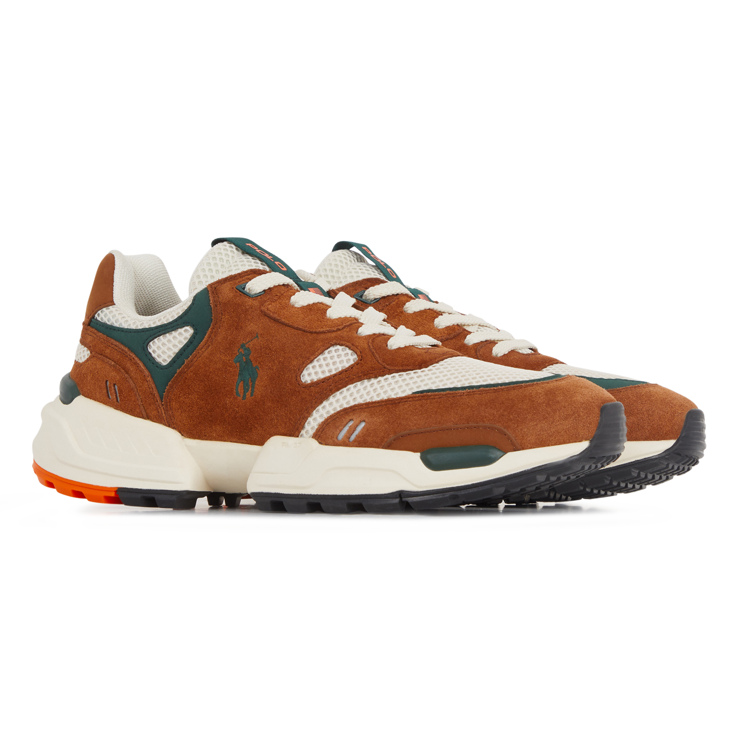 Sneakers och skor Polo by Ralph Lauren Polo Jogger Marron Orange | 809878039002, 1