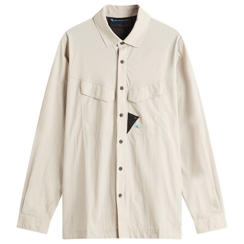 Skjorta Klättermusen Syn Long Sleeve Shirt, Size Large Beige | 10371-117