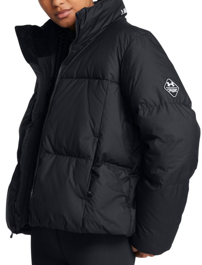 Pufferjacka Under Armour Limitless Down Puffer Jacket Svart | 1384648-001