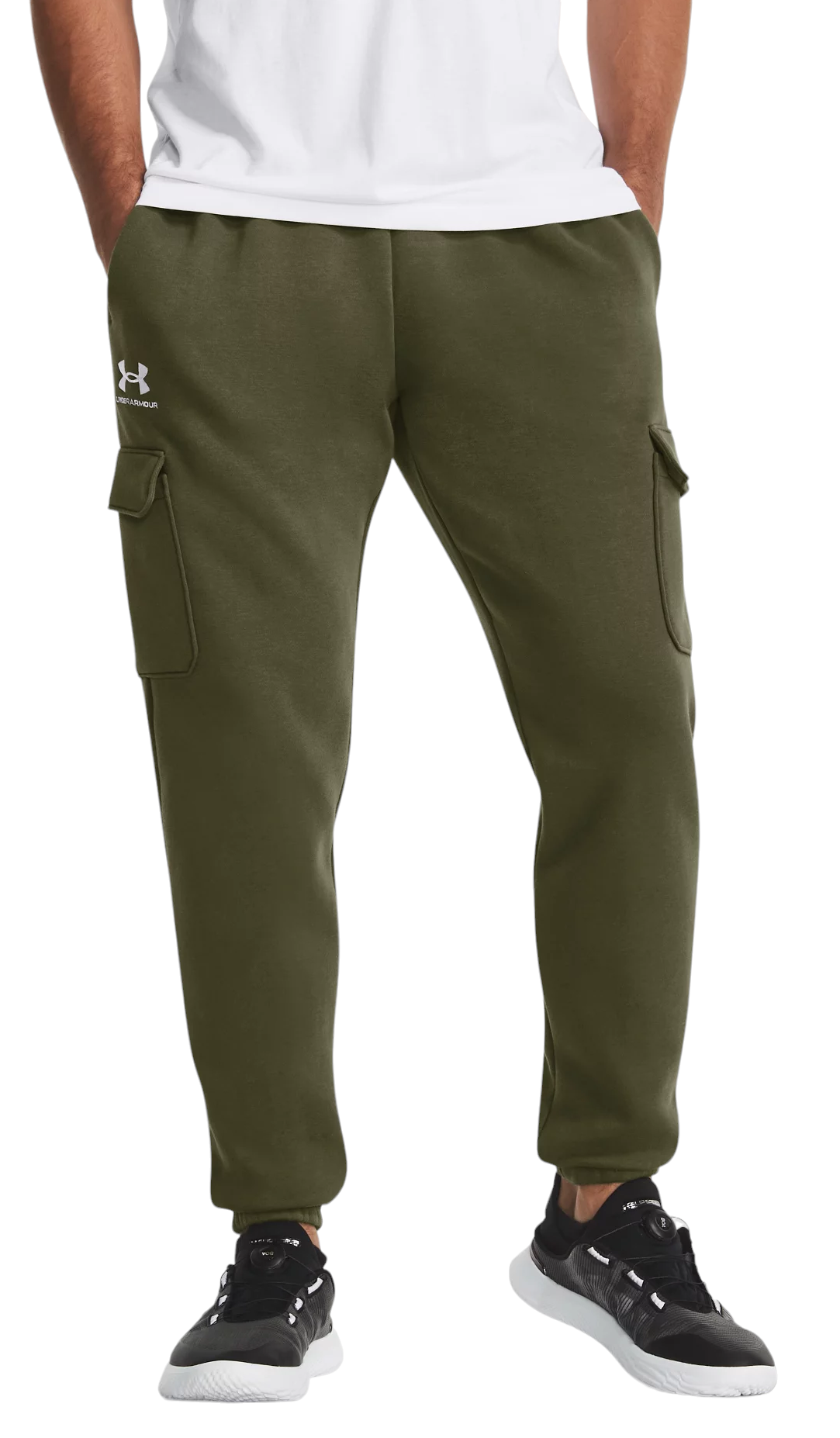 Cargo byxor Under Armour Essential Fleece Cargo Pants Grön | 1380376-390, 0