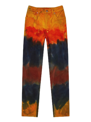 Jeans Eckhaus Latta El Tie Dye Jeans Orange | 332-EL-PF22-V